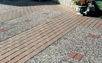 concrete patio exposed stone concrete patio exposed stone