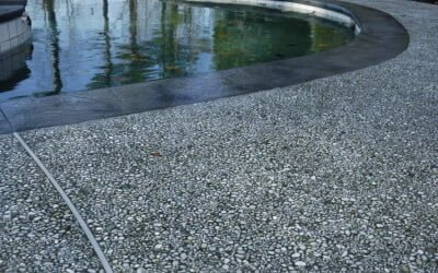Picture of Exposed Aggregate Concrete Finish Techniques Decorative Exposed